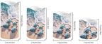 Beach Turtle LED Flameless Candles with Remote Timer Battery Powered Pillar Fake Lights Pack of 4 Waterproof Electric Candles for Bathroom Decor Mothers Day Gifts for Mom - Image 2