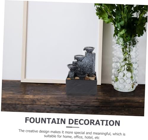 Artificial Water Fountain Battery Operated Portable Table Top Fountain Indoor Outdoor Decor for Home Office Hotel - Image 6