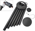 Suntimber Extra Large Wind Chimes for Outside Deep Tone,(Black,48") - Image 4