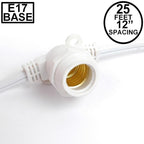 Novelty Lights 25 Feet Heavy Duty PVC Light String, 25 E17 Sockets - Image 2
