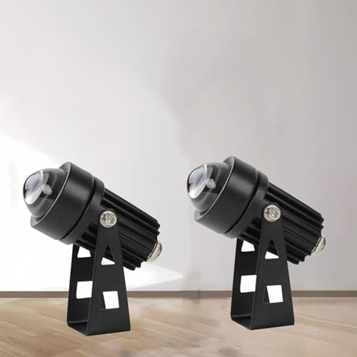 2pcs Led Spot Lights - Led Beam Light, 5W Outdoor Wall Lamp Landscape Lighting, IP65 Waterproof LED Spotlight Narrow Beam Spotlight, for Garden, Courtyard, Landscape Lighting(Red) by GUODDM
