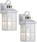 2 Pack Motion Sensor Porch Light Dusk to Dawn Outdoor Wall Light by YJXGDIL