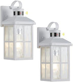 2 Pack Motion Sensor Porch Light Dusk to Dawn Outdoor Wall Light by YJXGDIL