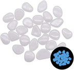 Tophacker Luminous Stones, Pebbles Glow Stones, Glow in The Dark Garden Pebbles, Luminous Stones Rocks for Walkways Garden Path Patio Lawn Garden Yard Decor (Color : E, Size : 500 pcs) - Image 2