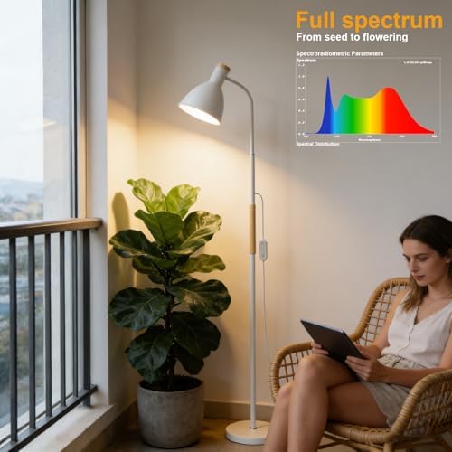 RDJ Bouns 20W LED Floor Lamp Grow Light for Indoor Plants, Full Spectrum - Image 2