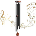 65 in Wind Chimes for Outside Deep Tone, Large Wind Chimes 5 Aluminum Tubes by Litu