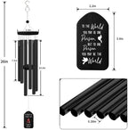 Sympathy Wind Chimes Personalized, Sympathy Gifts Wind Chimes for Loss of Loved One, Commemorative Wind Chime for Condolences/Funeral (26inch) - Image 4