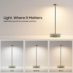 2 Pack Rechargeable Cordless Table Lamp, 6000mAh Battery Table Light - Image 4