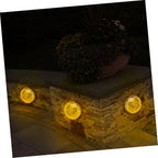 NUOBESTY 4Pcs LED Solar Ground Lamps Black Plastic Metal Waterproof - Image 5