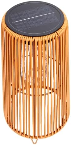 ASHATA Solar Rattan Lantern Outdoor Decor for Garden Patio Table - Image 4