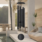 Suntimber Extra Large Wind Chimes for Outside Deep Tone,(Black,48") - Image 6
