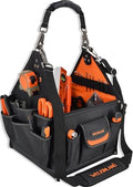 WELKINLAND 40-Pockets HVAC Tool Tote, 25L Open Top Electrician Tool Bag by WELKINLAND