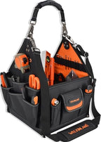 WELKINLAND 40-Pockets HVAC Tool Tote, 25L Open Top Electrician Tool Bag by WELKINLAND