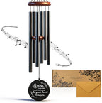 36 Inch Memorial Wind Chimes for Loss of Loved One - Deep Tone, Durable Metal Sympathy Wind Chimes for Outside, Outdoor Decor, Garden Patio Porch Yard Home, Meaningful Gift for Mom Women Housewarming by LaeNuvole