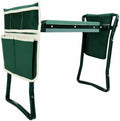 Garden Kneeler Seat, 2-in-1 Folding Garden Bench, 330 LBS Capacity, 2 Tool Pouches by Unknown