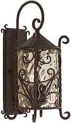 Casa Seville 23 3/4" High Iron Scroll Traditional Rustic Outdoor Wall Light - Image 2