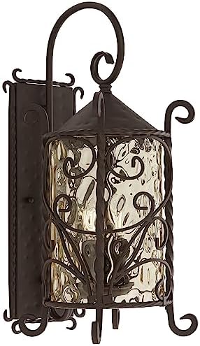 Casa Seville 23 3/4" High Iron Scroll Traditional Rustic Outdoor Wall Light - Image 2