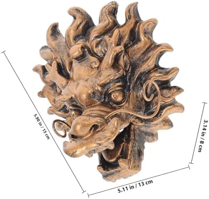 Wall Mounted Dragon Head Fountain Faucet for Outdoor Garden Wall - Image 2