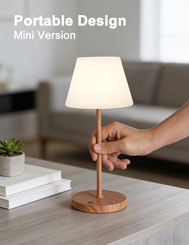 WEILAILUX Small Outdoor Table Lamp, Shower Lamp Waterproof (Mini Gold) - Image 2
