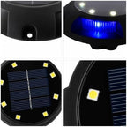 Ground Lights, 12LED Solar Power Disk Light Outdoor Garden(Warm Side-Warm) - Image 7