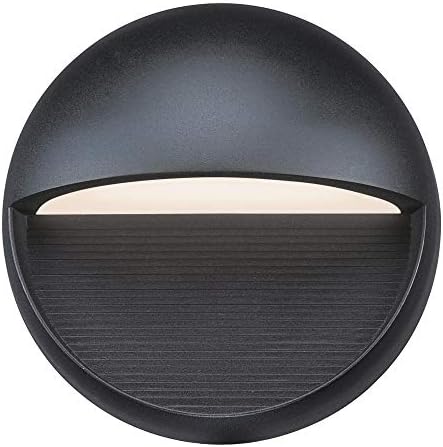 Westinghouse 6579000 Winslett Transitional One-Light Dimmable LED Outdoor Wall Light Sconce, Dark Sky Friendly, Textured Black Finish, Frosted Glass (Pack of 4) - Image 2