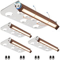 4 Pack 7 Inch Retaining Wall Lights, 2700K LED Hardscape Lighting by Poxran