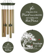 ASTARIN Personalized Wind Chimes Memorial, 30/36 in Cardinal Memorial Wind Chimes, Life Tree Custom Sympathy Gifts in Loving Memory of Mom/Dad, Wind Chime for Loss of Loved Ones(Produced in Texas) by Astarin