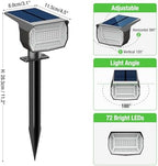 nipify Solar Spot Lights Outdoor, Solar Powered Waterproof Spotlight - Image 6