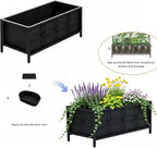 Zhongma Sturdy Raised Garden Bed with Inner Fabric Liners for Vegetables Flower, Planter Box for Backyard Patio Balcony. Inner Size: 33.85x14.17x11 inch - Image 5