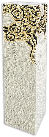 ARCVOX Columns & Pillars with Faux Stone Finish, Doorway Pedestal Plant Stand, Handcast Polyresin Pedestal Holder, Statue Sculpture Stand Indoor Outdoor (Color : Gold, Size : Size XL) by Unknown