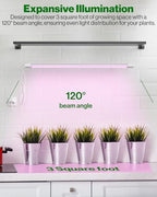 Sunco 2 Pack 3FT LED Grow Light, Full Spectrum, 30W - Image 6