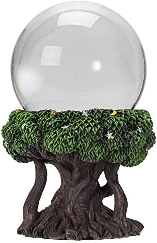Pacific Trading Tree of Life Gazing Ball Outdoor Garden Decorations, Hand Painted Durable Mirror Globe Home Decor, 8.5 Inches - Image 6