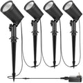 SUNTHIN 4 Pack Outdoor Landscape Lights, 600LM LED Spot Lights by SUNTHIN