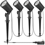 SUNTHIN 4 Pack Outdoor Landscape Lights, 600LM LED Spot Lights by SUNTHIN