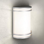 ASD LED Outdoor Wall Sconce, Nickel 120-277V 3000K 4000K 5000K ETL by ASDLightingCorporation