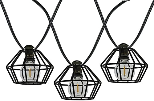 Novelty Lights 11 Feet 10 Light LED G40 Outdoor Cafe String Lights - Image 2