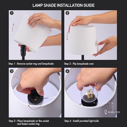 O’Bright Seraph mini – Cordless LED Table Lamp with Dimmer (Oil Rubbed Bronze) - Image 7