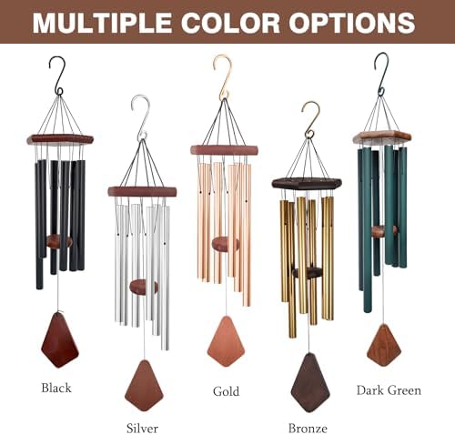 ASTARIN Personalized Name Memorial Wind Chimes, Sympathy Gift for Loss of Lover Mom Dad, Bereavement Deep Tone Wind Chimes for Outside in Memory Gift, Decor Outdoor Garden Patio - Image 7