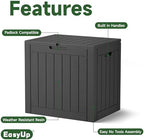 EasyUp 33 Gal Waterproof Outdoor Storage Box UV Resistant Deck Box - Image 3