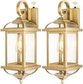 Dusk to Dawn Golden Outdoor Sconces Enclosed Bottom by DiscoverBeautyofLighting