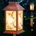 Hummingbird Lantern Wind Chimes, Solar Hummingbird Wind Chime, Gifts for Mom, Women, Grandma, Garden Courtyard Lawn Decor, Gift for Christmas and New Year, Mobiles Decorative Gifts by JOBOSI
