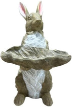 Magnesium Oxide Bunny Statue Hand-Painted Rabbit Sculpture Garden Lawn Ornament by Unknown