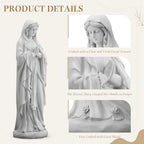 29.9" Virgin Mary Praying Statue Outdoor Garden Decor - Image 7