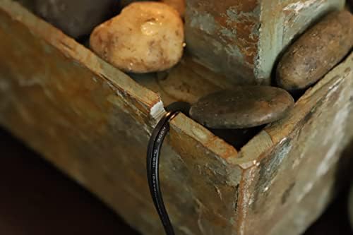 Kenroy Home Spillway Rustic Indoor Table Fountain, Slate and Copper, 19 Inch Height, 10 Inch Width, 6 Inch Depth - Image 5
