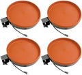 Farm Innovators BD-75 All-Season 3-in-1 Outdoor 14-Inch Heated Birdbath with 3 Mounting Options, 75 Watts, Terracotta (4 Pack) by FarmInnovatorsInc
