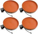 Farm Innovators BD-75 All-Season 3-in-1 Outdoor 14-Inch Heated Birdbath with 3 Mounting Options, 75 Watts, Terracotta (4 Pack) by FarmInnovatorsInc
