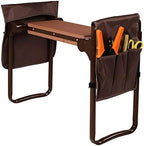 Garden Kneeler and Seat with Tool Pouches - Heavy Duty Gardening Bench for Arthritis Relief, Comfortable Eva Foam Pad for Parents and Gardeners by Unknown