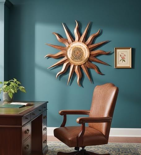 Regal Art & Gift Large Metal Sun Wall Decor, Indoor & Outdoor Sunburst Art - Image 4
