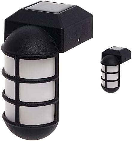 GreenLighting Marina Solar Post Cap Lights Fits 4x4 Nominal Wood Outdoor Solar Powered Post Cap Light, Fence Post, Landscaping, Deck, Garden- Bright LED, Waterproof Nautical Lighting Black 2 Pack by GREENLIGHTING