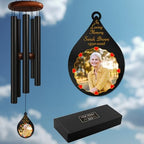 Personalized Photo Memorial Wind Chime Custom Name & Year, in Loving Memory Sympathy Gift, Remembrance Windchimes Outdoor Deep Tone Garden Patio Decor - Image 7
